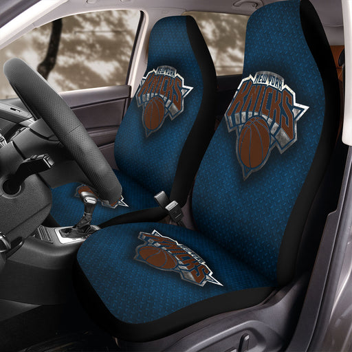 textured new york knicks metal Car Seat Covers