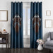 textured new york knicks metal window Curtain