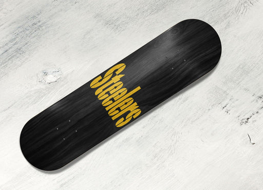textured steelers yellow Skateboard decks