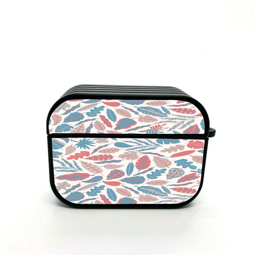 type floral red and blue airpods case