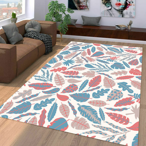 type floral red and blue Living room carpet rugs