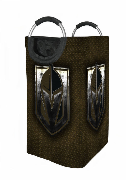 textured vegas golden knights metal Laundry Hamper | Laundry Basket