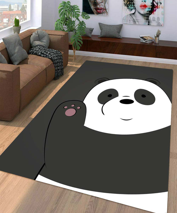 we bare bears panda Living room carpet rugs