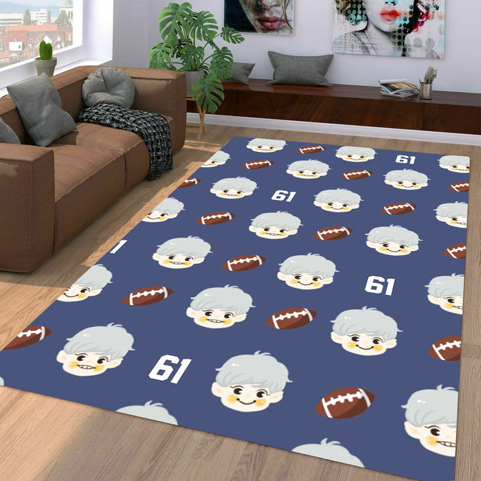 ulzang exo member rugby Living room carpet rugs