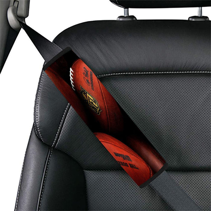 the ball of nfl football iconic Car seat belt cover - Grovycase