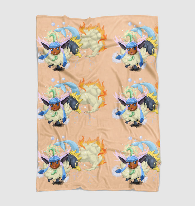 umbreon species duel Ultra soft fleece blanket