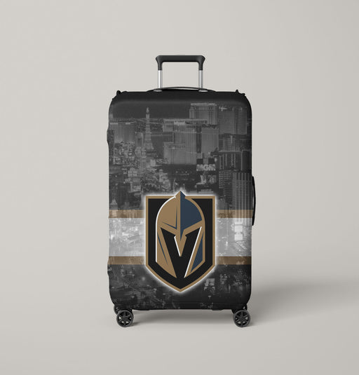 the city of entertainment vegas hockey Luggage Covers | Suitcase