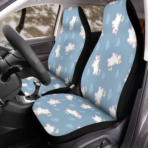 unicorn horse balloon Car Seat Covers