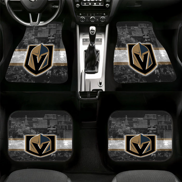 the city of entertainment vegas hockey Car floor mats Universal fit