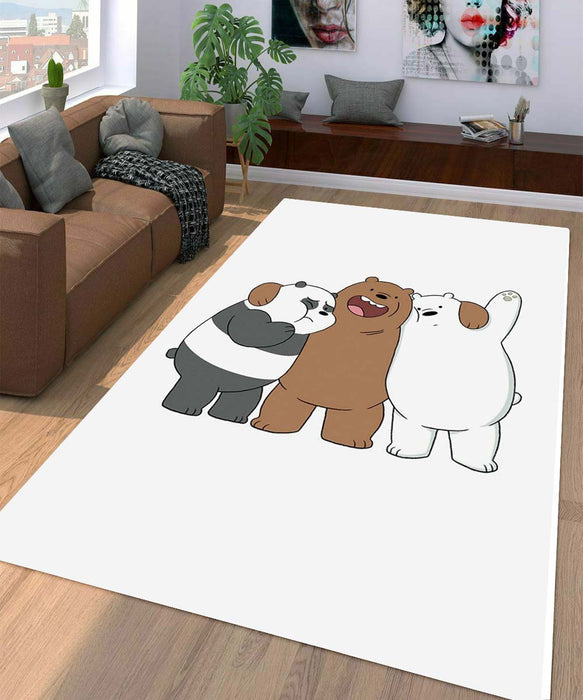 white bear panda Living room carpet rugs