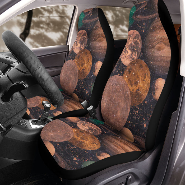 universe fill with big planet Car Seat Covers