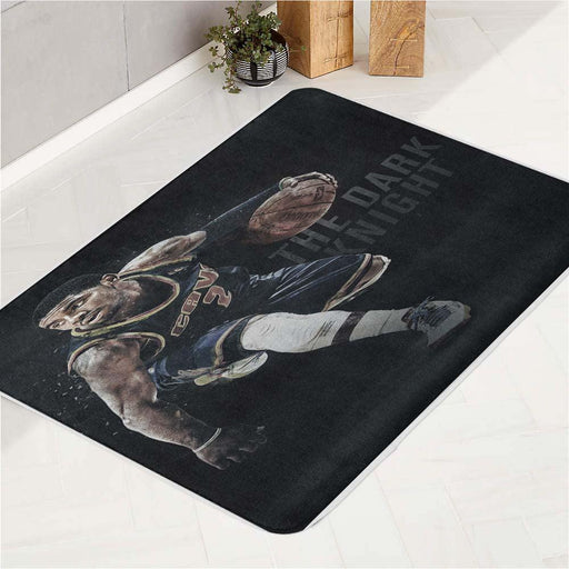 the dark knight player of cavaliers bath rugs