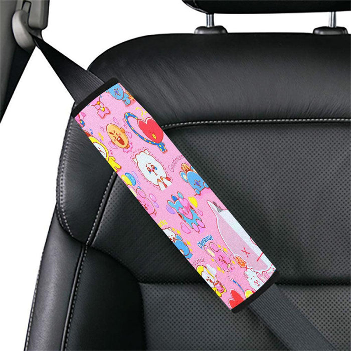 universtar bt21 character bts Car seat belt cover