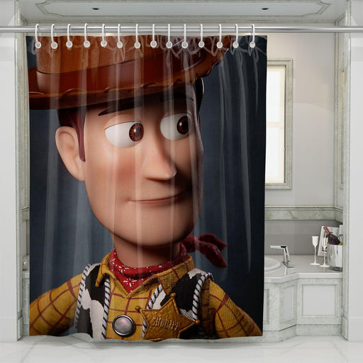 the end of woody tosy story 4 shower curtains