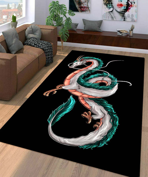 white dragon haku Living room carpet rugs