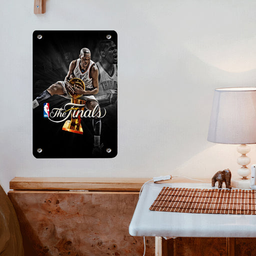 the final of nba thunder Poster Metal print wall art