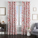 valentine red heart writing icon window Curtain