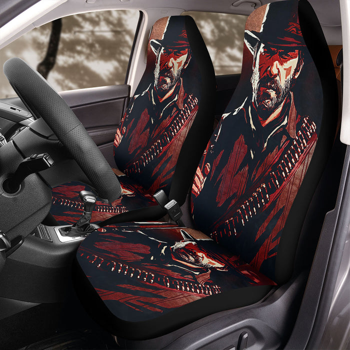 very western of arthur morgan Car Seat Covers