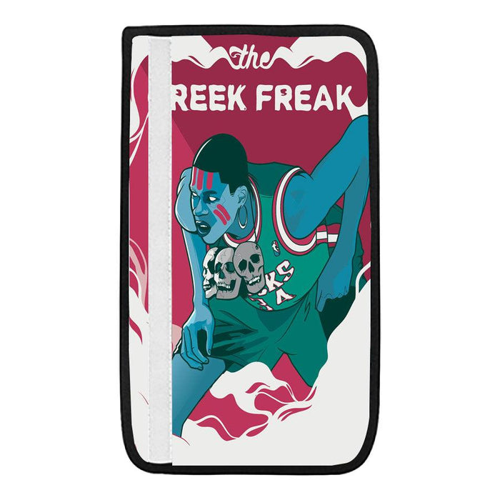 the greek freak player nba art grime Car seat belt cover