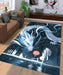 white dragon mythology Living room carpet rugs