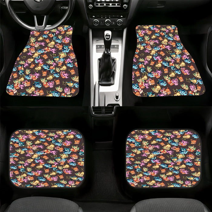 vaporeon flareon and friends Car floor mats Universal fit