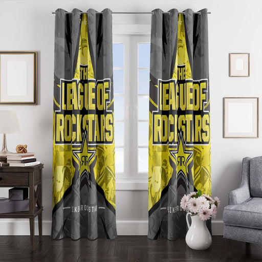 the league of rockstars window Curtain