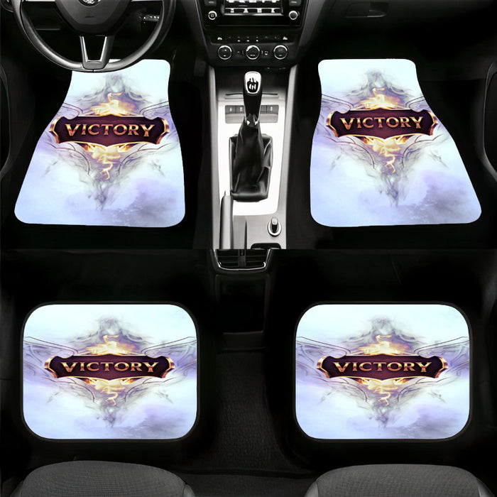 victory in league of legends Car floor mats Universal fit