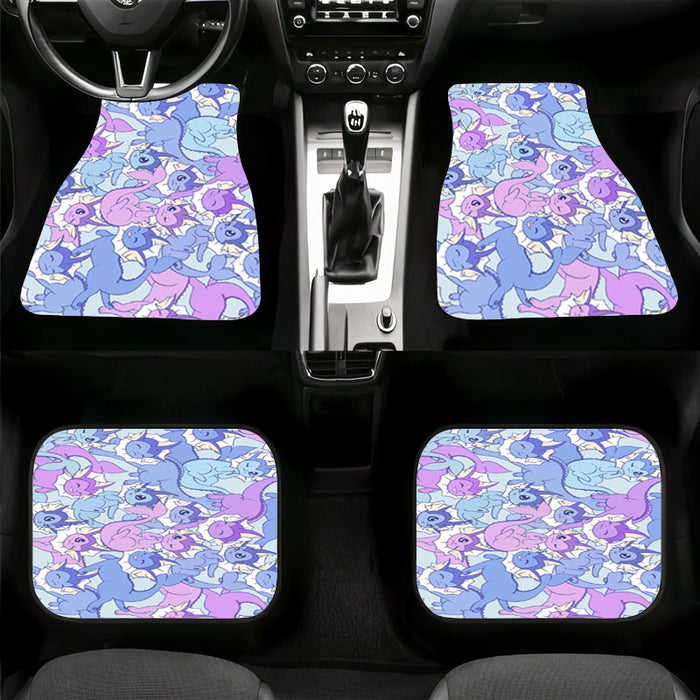 vaporeon kawaii species Car floor mats Universal fit