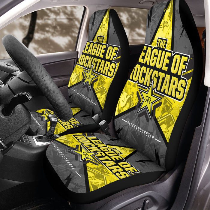 the league of rockstars Car Seat Covers