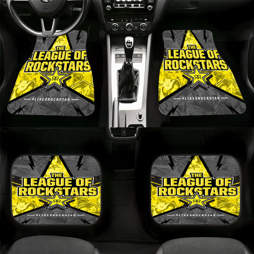 the league of rockstars Car floor mats Universal fit