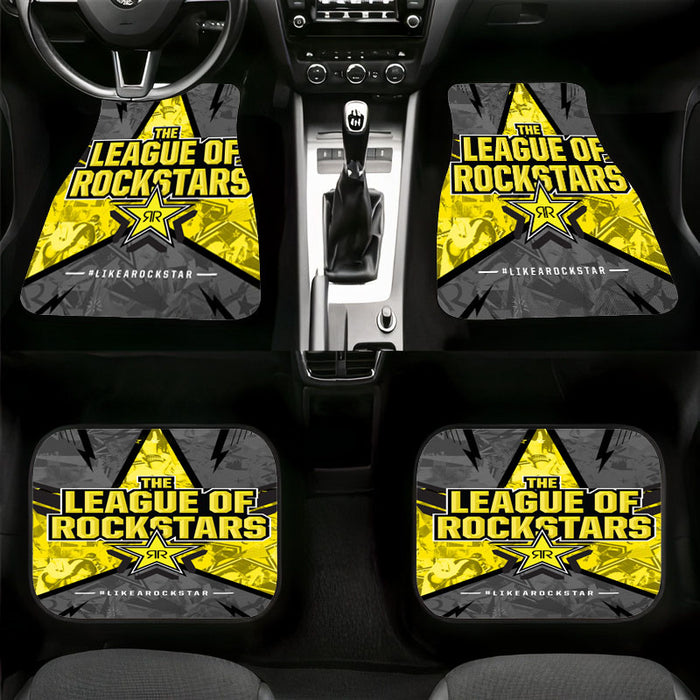 the league of rockstars Car floor mats Universal fit