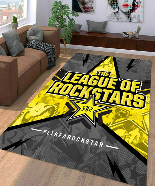 the league of rockstars Living room carpet rugs