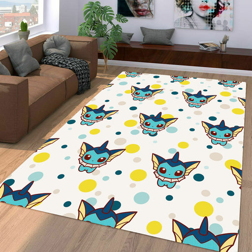 vaporeon water type evolution Living room carpet rugs