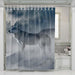 white wolf shower curtains