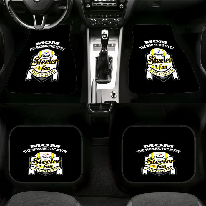 the legend pittsburgh steeler fan Car floor mats Universal fit