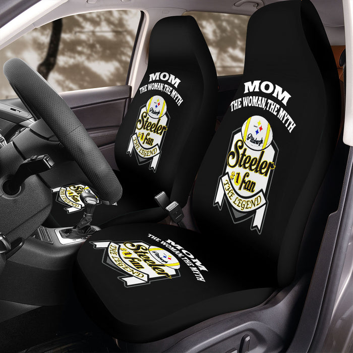 the legend pittsburgh steeler fan Car Seat Covers