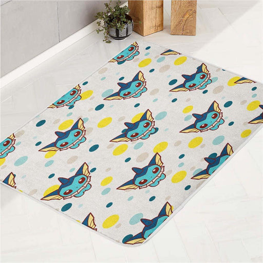 vaporeon water type evolution bath rugs