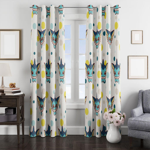 vaporeon water type evolution window Curtain