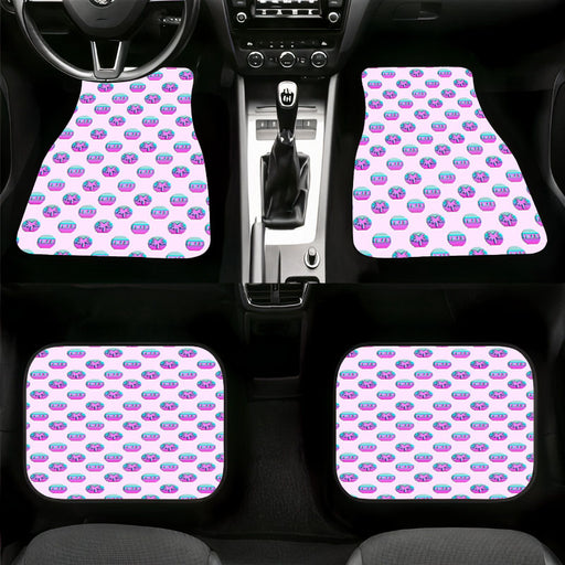 vaporwave yikes tree aesthetic Car floor mats Universal fit