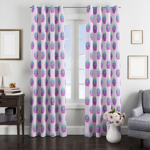 vaporwave yikes tree aesthetic window Curtain