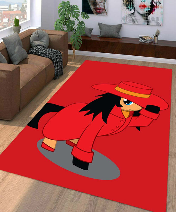 the little ponny and carmen sandiego Living room carpet rugs