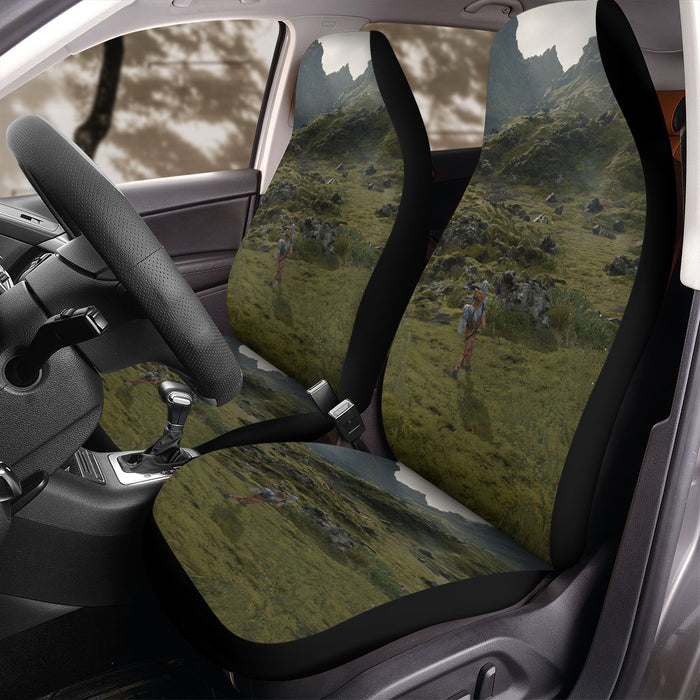 view of death stranding game visual Car Seat Covers