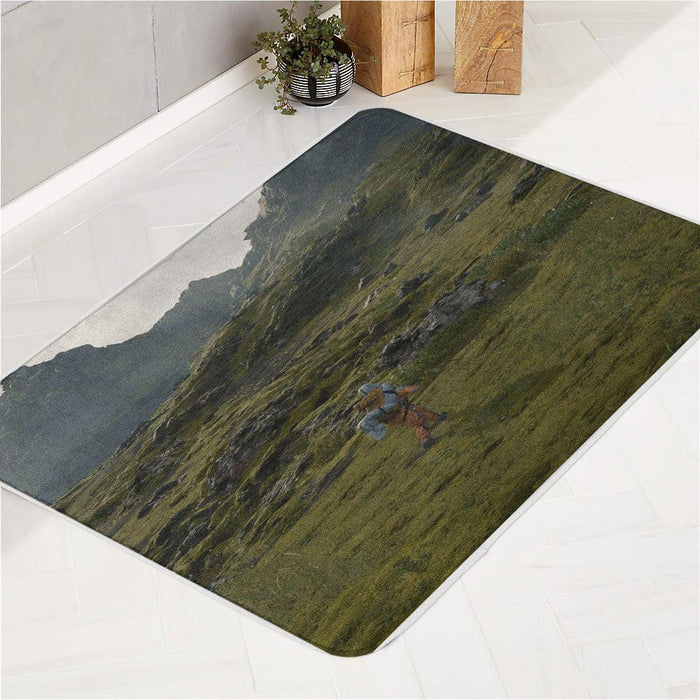 view of death stranding game visual bath rugs