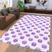 vaporwave yikes tree aesthetic Living room carpet rugs