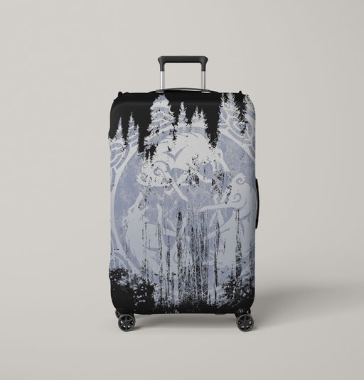 the logo iced god of war Luggage Covers | Suitcase