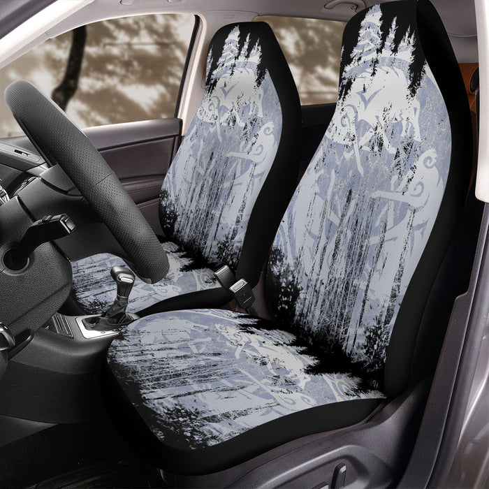 the logo iced god of war Car Seat Covers