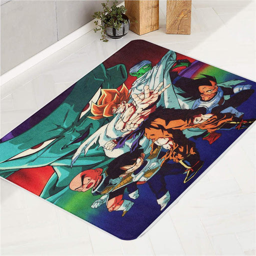 villain dragon ball cartoon anime bath rugs