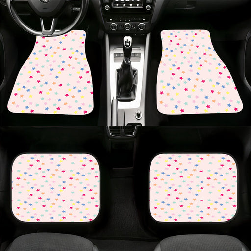 variative color of little star Car floor mats Universal fit