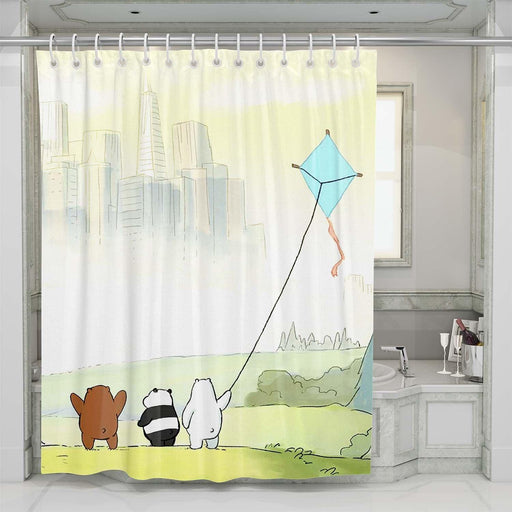 with kate we bare bears shower curtains