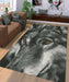 wolf detail art Living room carpet rugs